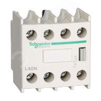 Блок контактный дополнительный к LC1-D фронтальный 3но+1нз LADN31 Schneider Electric - превью 7
