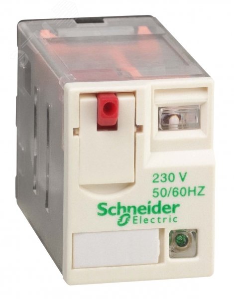Реле промежуточное RXM 6А 230В 4пк с индикацией без розетки RXM4AB2P7 Schneider Electric - превью 3