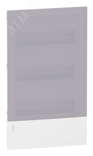 Щит распределительный встраиваемый ЩРв-П-36 IP40 пластиковый прозрачная дверь белый Mini Pragma NEW MIP22312S Schneider Electric - превью 2