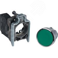 Кнопка зеленая без фиксации 22 мм 1но XB4BA31 Schneider Electric - превью 8