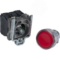 Кнопка красная возвратная 22мм 24В с подсветкой XB4BW34B5 Schneider Electric - превью 9