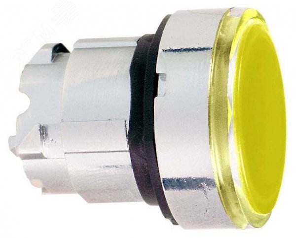 Головка кнопки с подсветкой желтая ZB4BW353 Schneider Electric - превью 2