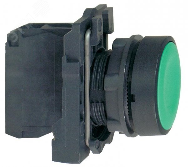 Кнопка зеленая без фиксации 22 мм 1но XB5AA31 Schneider Electric - превью 3