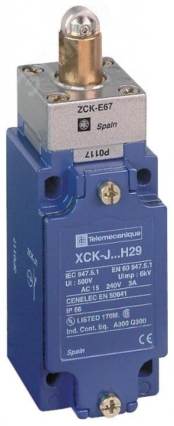 Выключатель концевой XCKJ567H29 Schneider Electric - превью 4
