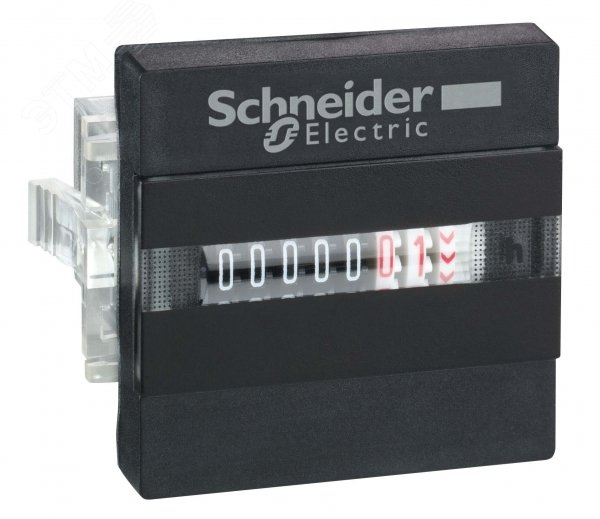 Счетчик моточасов механический 7 цифр 230В (таймер суммирующий) XBKH70000002M Schneider Electric - превью 2
