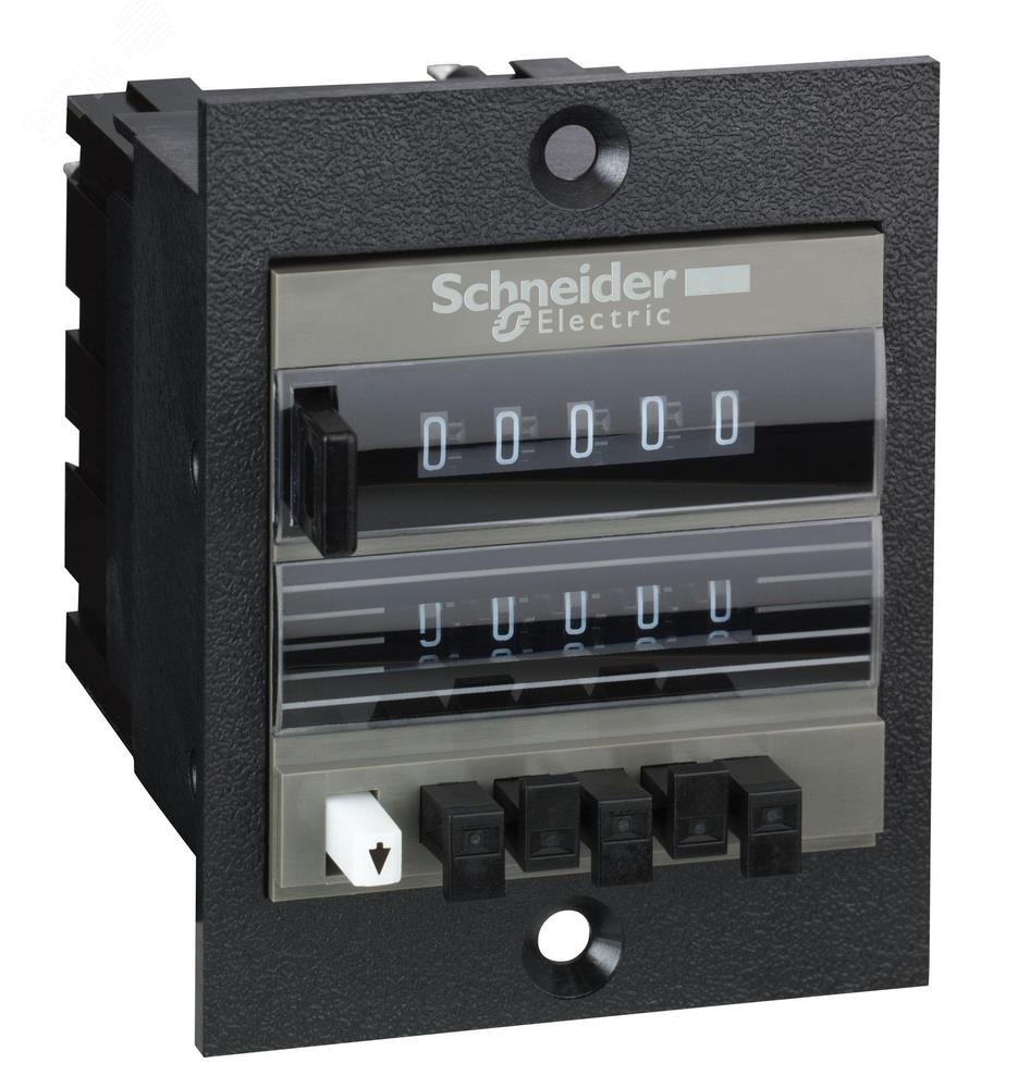 Сумматор механический 5 цифр =24В сброс ручной XBKP50100U20M Schneider Electric - превью 4