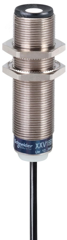 Датчик ультразвуковой металлический М18 50мм кабель 2м PNP 1НО XXV18B1PAL2 Schneider Electric - превью 5