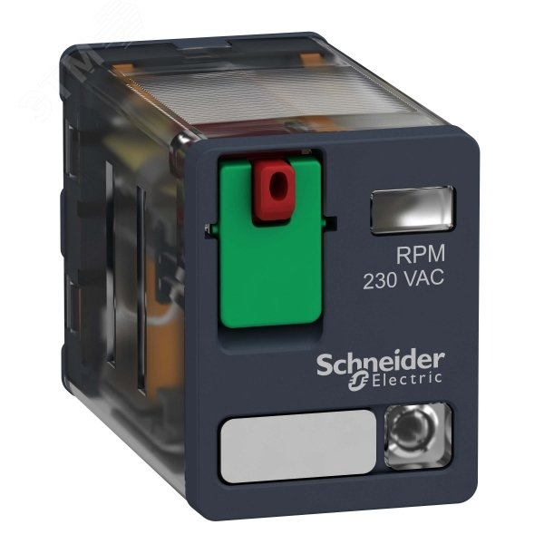 Реле 2CO светодиод 230В AC RPM22P7 Schneider Electric - превью