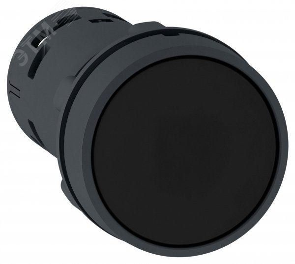Кнопка черная с фиксацией 22мм 1но XB7NH21 Schneider Electric - превью 2