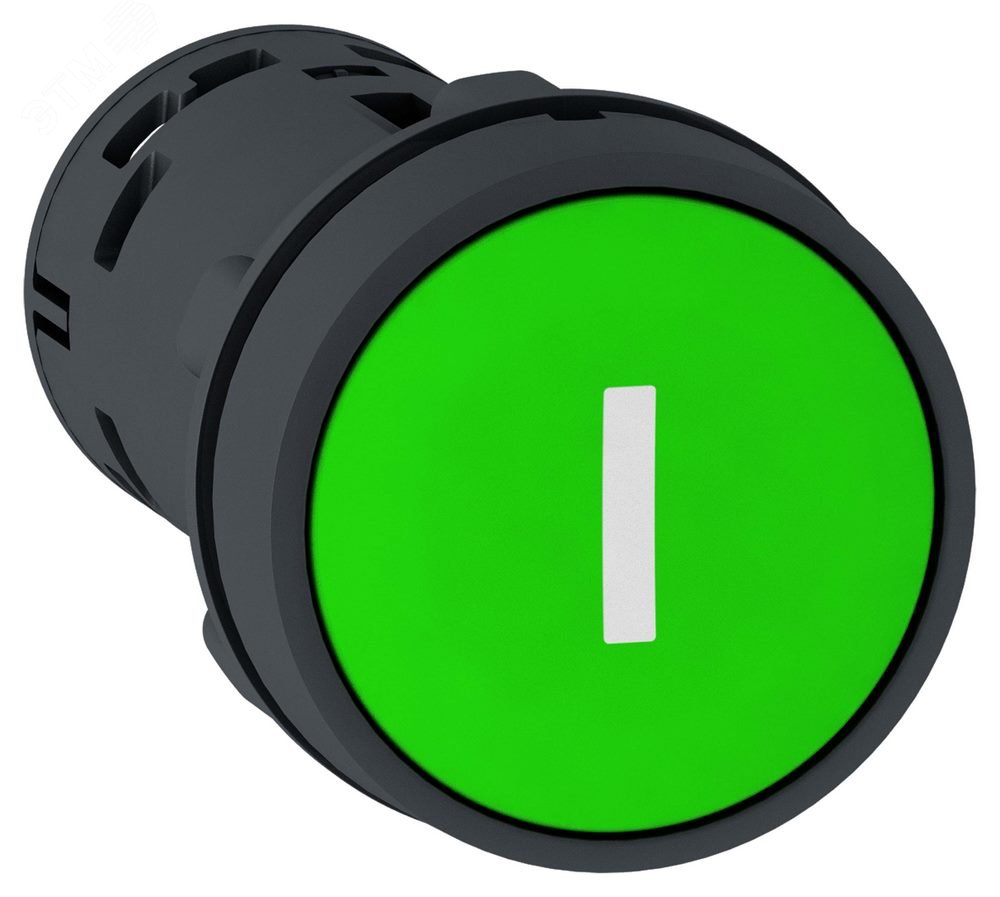 Кнопка 22мм зеленая с возвратом 1НО I XB7NA3131 Schneider Electric - превью 4