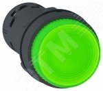 Кнопка 22мм 24В зеленая с подсветкой XB7NW33B1 Schneider Electric - превью 5