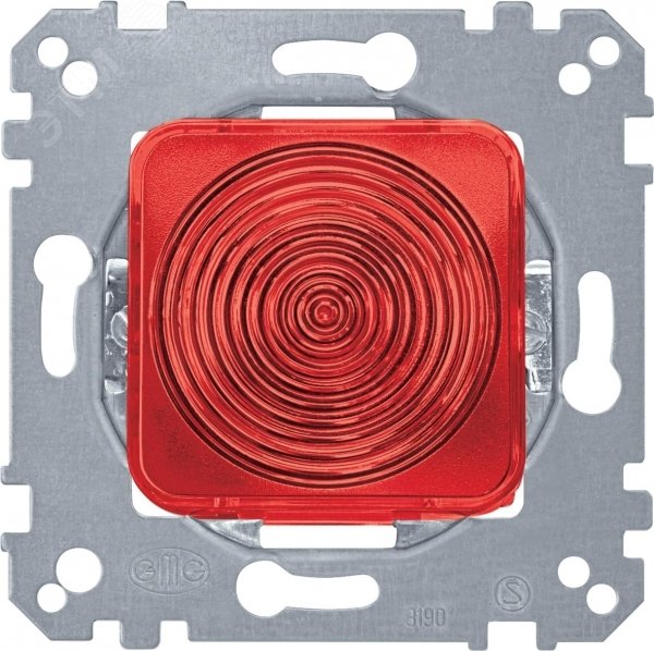 Механизм сигнальной лампы E10 красный колпачок MTN319018 Schneider Electric - превью 3