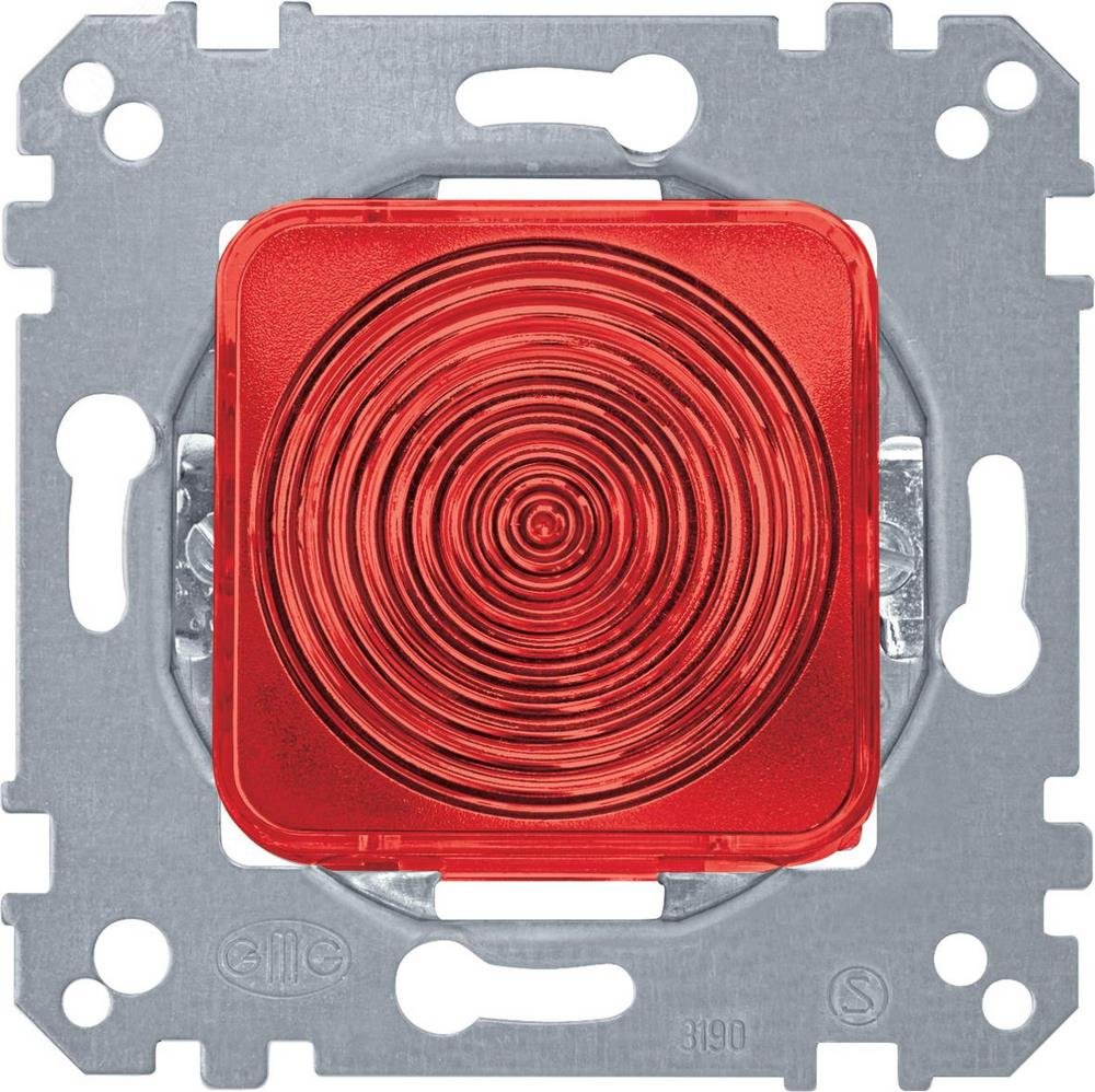 Механизм сигнальной лампы E10 красный колпачок MTN319018 Schneider Electric - превью 5