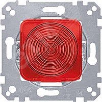Механизм сигнальной лампы E10 красный колпачок MTN319018 Schneider Electric - превью 8