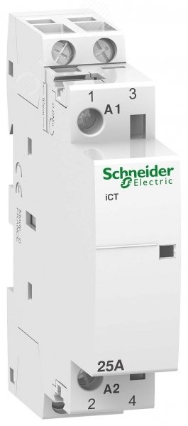 Контактор модульный iCT 25A 2НО 220В АС A9C20532 Schneider Electric - превью 3