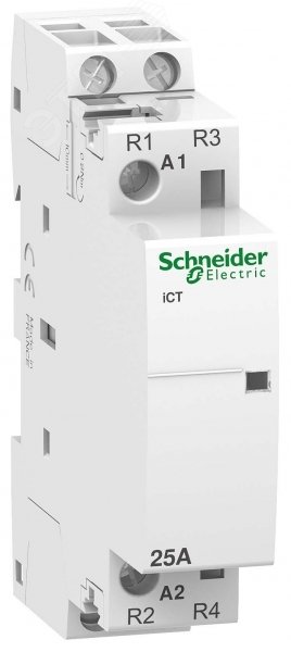 Контактор модульный iCT 25A 2НЗ 220В АС A9C20536 Schneider Electric - превью 3
