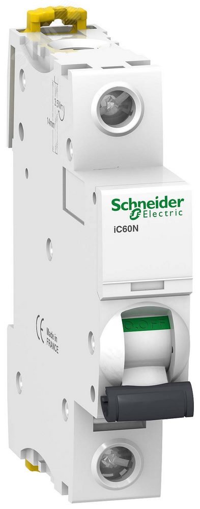 Выключатель автоматический однополюсный 16А С iC60N 6кА A9F79116 Schneider Electric - превью 5
