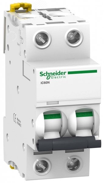 Выключатель автоматический двухполюсный 4А С iC60N 6кА A9F74204 Schneider Electric - превью 3