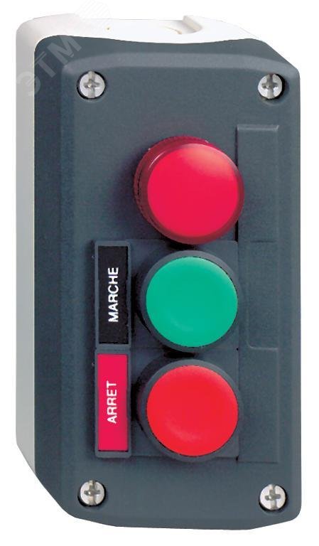 Пост кнопочный 2 кнопки с возвратом XALD361M Schneider Electric - превью 4