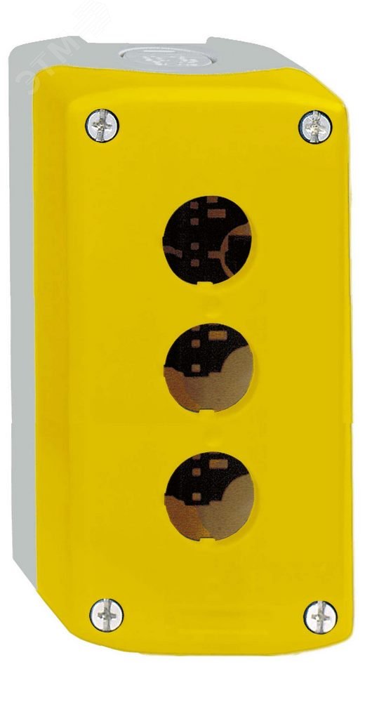 Пост кнопочный 3 кнопки желтый XALK03 Schneider Electric - превью 4