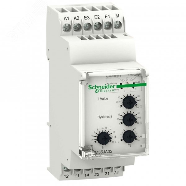 Реле контроля фаз повышения/понижения тока RM35JA32MW Schneider Electric - превью 3