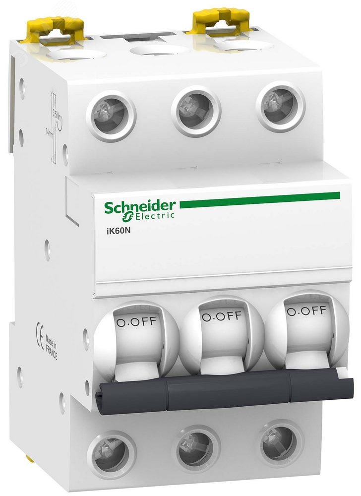 Выключатель автоматический трехполюсный 50A C iK60 A9K24350 Schneider Electric - превью 5