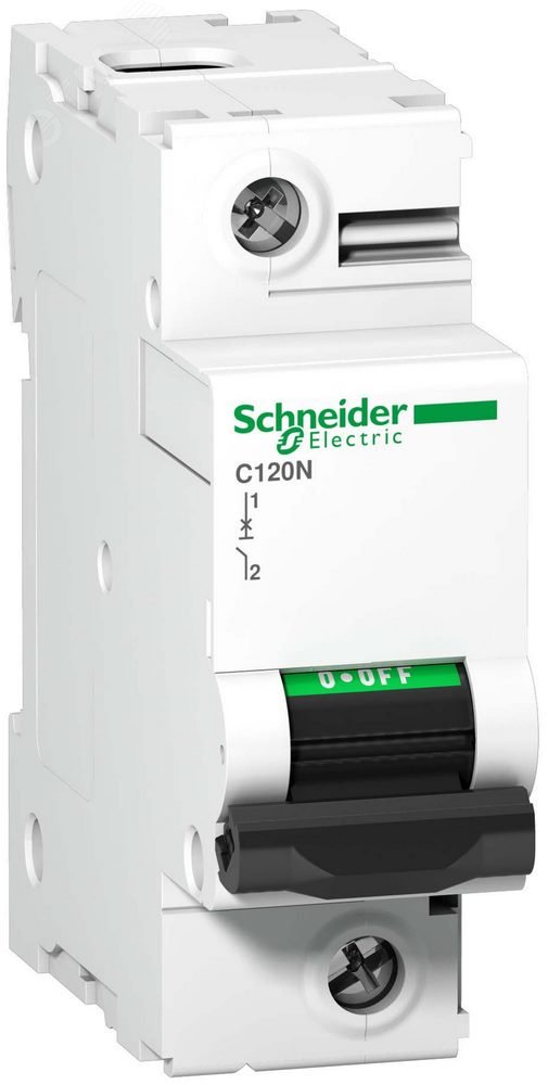 Выключатель автоматический однополюсный 100А С С120N A9N18358 Schneider Electric - превью 4
