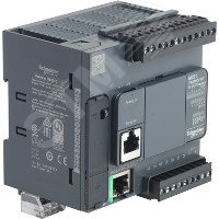 Блок базовый компактный M221-16IO Транзисторный источник Ethernet TM221CE16T Schneider Electric - превью 4