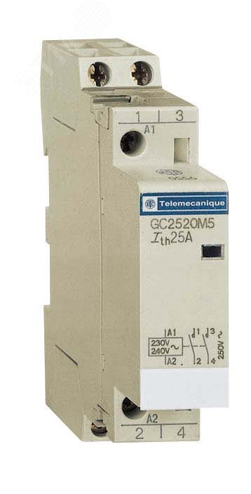 Контактор модульный 2П 2НО 16А 220В 60ГЦ (12шт) GC1620M6 Schneider Electric - превью 5