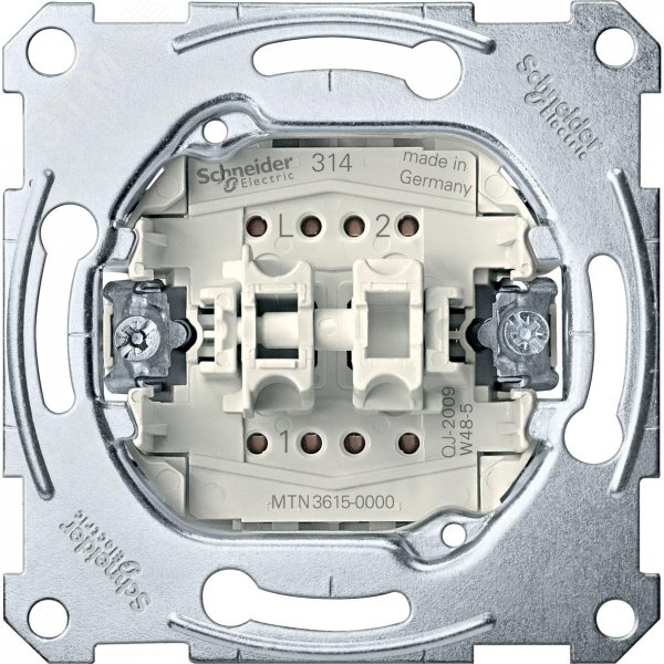 Механизм выключателя 1п для двух цепей MTN3615-0000 Schneider Electric - превью 2