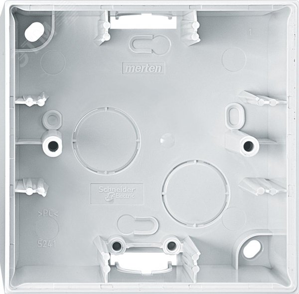 Изображение товара Корпус наружный Schneider Electric Merten M-Elegance 1 пост белый