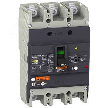 Выключатель автоматический дифференциальный АВДТ 25 KA/415 В 3П/3Т 100 A EZCV250N3100 Schneider Electric - превью 7
