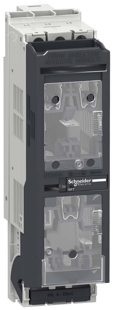 Разъединитель с предохранителем трехполюсный ISFT100N/DIN (000) LV480752 Schneider Electric - превью 4