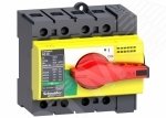 Выключатель-разъединитель INS63 4п красная рукоятка/желтая панель 28919 Schneider Electric - превью 7