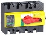 Выключатель-разъединитель INS160 3п красная рукоятка/желтая панель 28928 Schneider Electric - превью 7