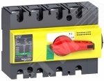 Выключатель-разъединитель INS160 4п красная рукоятка/желтая панель 28929 Schneider Electric - превью 7