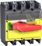 Выключатель-разъединитель INV400 4п красная рукоятка/желтая панель 31191 Schneider Electric - превью 7