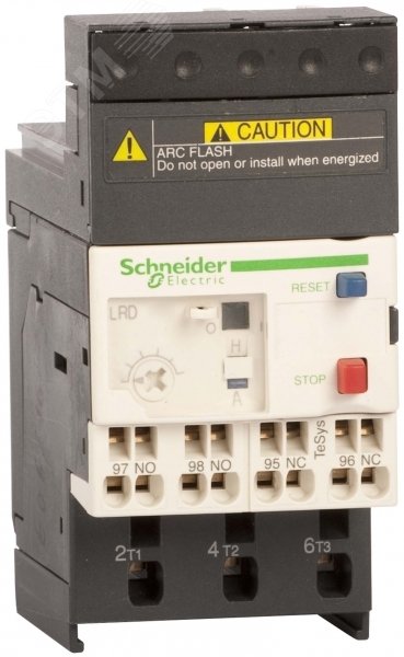 Реле перегрузки тепловое 1.6-2.5A LRD073 Schneider Electric - превью 3