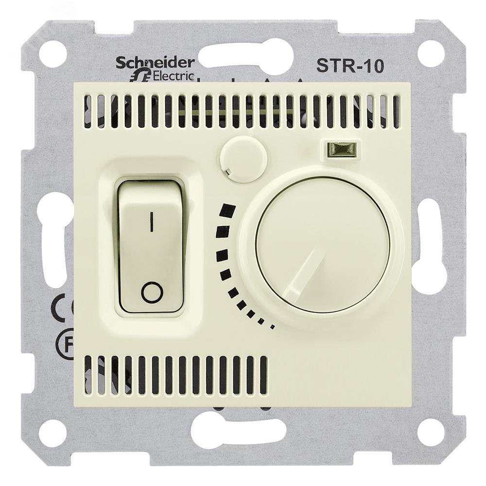 Sedna Термостат комнатный бежевый SDN6000147 Schneider Electric - превью 5