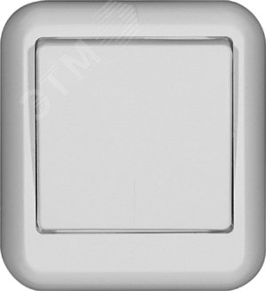 ПРИМА Выключатель одноклавишный наружный в сборе белый индивидуальная упаковка A16-051M-BI Schneider Electric - превью 3