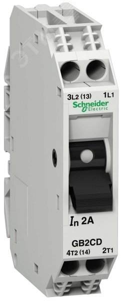 Выключатель автоматический для защиты электродвигателей 1A GB2CD06 Schneider Electric - превью 3