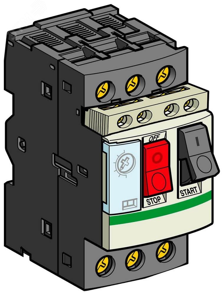 Выключатель автоматический 2.5-4А с комбинированным расцепителем GV2ME08AE11TQ Schneider Electric - превью 5
