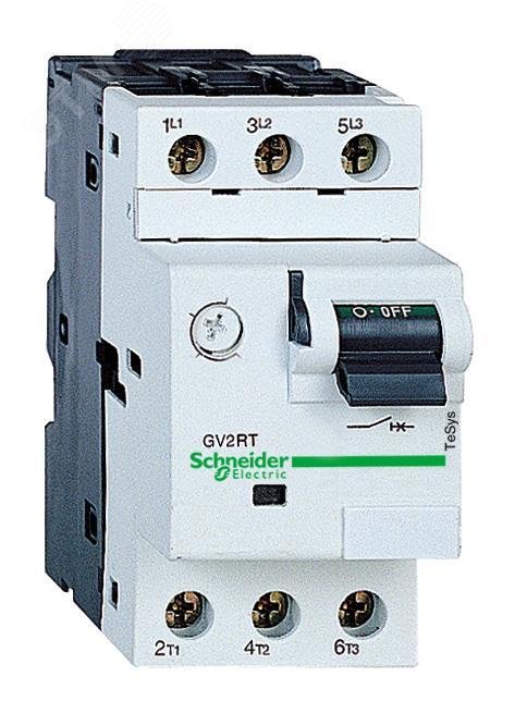 Выключатель автоматический для защиты электродвигателей 9-14А GV2 управление флажком винтовые зажимы (Irm=20In) GV2RT16 Schneider Electric - превью 5