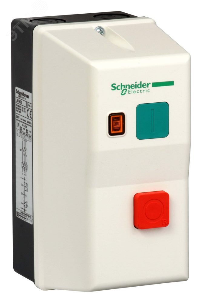 Пускатель магнитный 32А ~230В IP65 с лампой и кнопками пуск/стоп LR2K 10-14А LE1M35P721 Schneider Electric - превью 4
