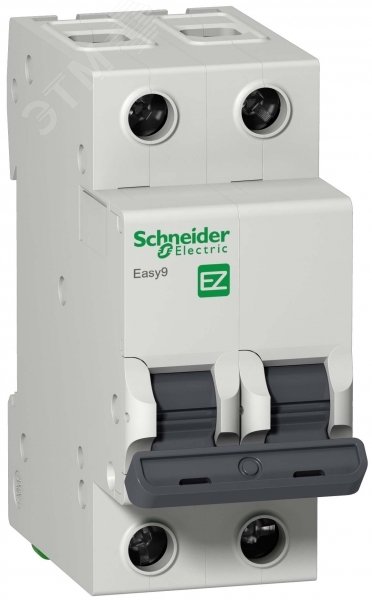 Выключатель автоматический двухполюсный 50A C 4.5кА EASY 9 EZ9F34250 Schneider Electric - превью 3