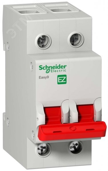 Выключатель нагрузки 2-полюсный 63А EASY 9 EZ9S16263 Schneider Electric - превью 3