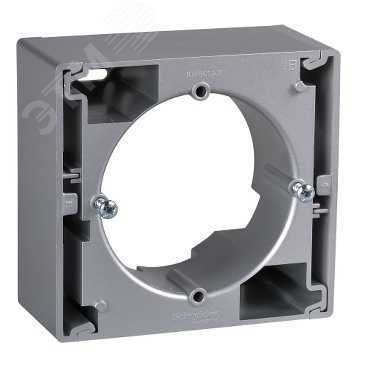 Sedna Коробка 1 пост для открытого монтажа алюминий SDN6100160 Schneider Electric - превью 5