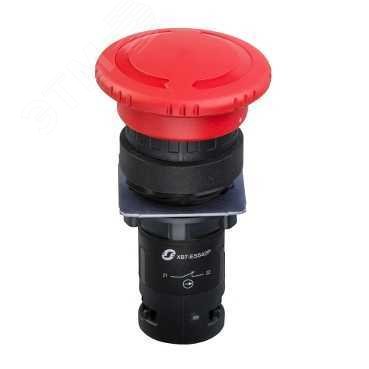 Кнопка грибовидная с фиксацией поворотная 1НО+1НЗ красная XB7ES545P Schneider Electric - превью 5