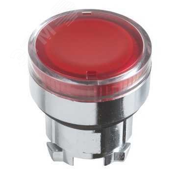 Головка кнопки с подсветкой красная ZB4BW343 Schneider Electric - превью 7