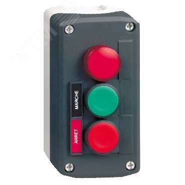 Пост кнопочный 2 кнопки с возвратом XALD361M Schneider Electric - превью 6